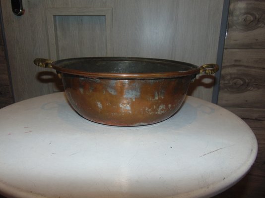 Pre-War Copper Flower Container-CAQ-1048724