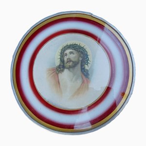 Pre-War Lord Jesus Print on Decorative Plate-CAQ-1294783