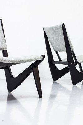 Presens Lounge Chairs by Bertil W. Behrman for Engens fabriker, 1950s, Set of 2-KO-741552