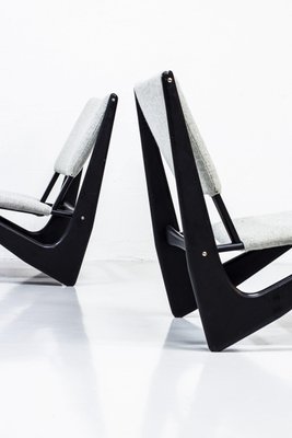 Presens Lounge Chairs by Bertil W. Behrman for Engens fabriker, 1950s, Set of 2-KO-741552