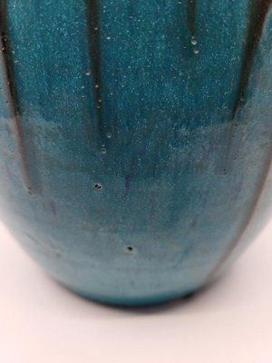 Primavera Vase in Spring in French Blue Ceramic from Primavera, 20th Century-QCI-2018502