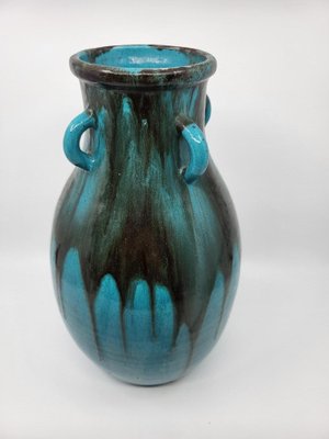 Primavera Vase in Spring in French Blue Ceramic from Primavera, 20th Century-QCI-2018502