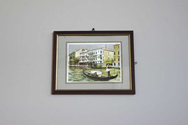 Prints of Venice with Reflections, 1970s, Set of 2-KNM-914726