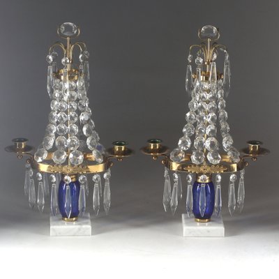 Prism Candleholders, 1900, Set of 2-VAP-1700843