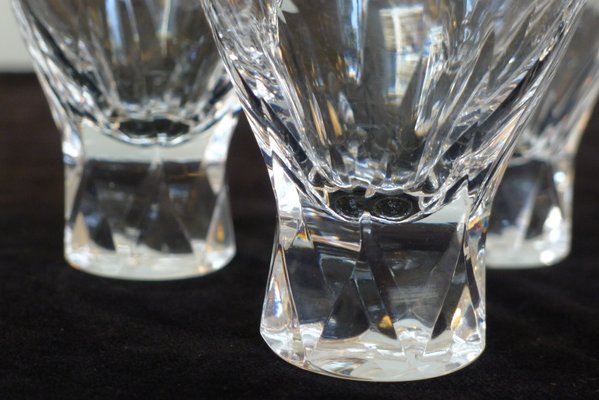 Prisma Drinking Glasses in Lead Crystal by Wilhelm Wagenfeld for Peill & Putzler, 1950s, Set of 6-VRE-767069