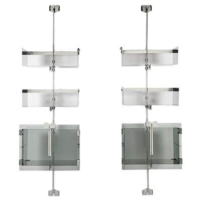 Proposal P700 Wall Shelves by Vittorio Introini for Saporiti, Italy, 1969, Set of 2-YUW-1433103