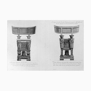 Prospetto della medesima Sedia Curale, Veduta della parte... - Etching 1778 1778-ZCI-756792