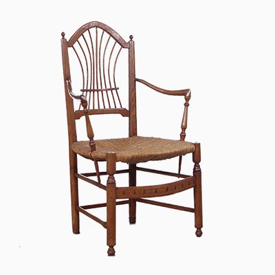 Provençal Chair in Oak, Italy, Late 1800s-XSG-980344