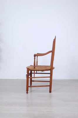 Provençal Chair in Oak, Italy, Late 1800s-XSG-980344