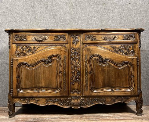 Provençal Louis XV Buffet in Walnut, 1930s-MWB-2035914