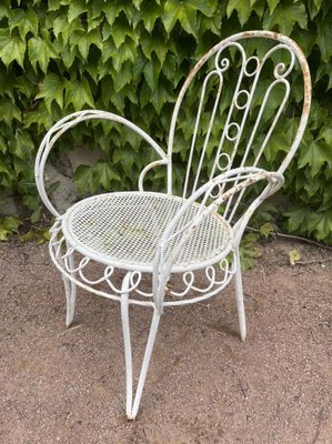 Provencal Wrought Iron Armchairs, 1950s, Set of 2-SDV-1332011