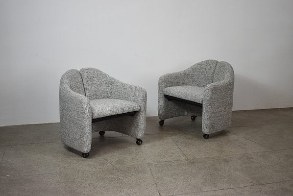 PS142 Armchairs by Eugenio Gerli for Tecno, 1960s, Set of 2-QLP-1821807