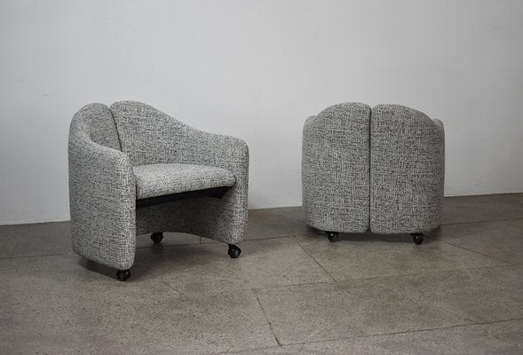 PS142 Armchairs by Eugenio Gerli for Tecno, 1960s, Set of 2-QLP-1821807