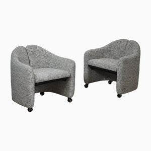 PS142 Armchairs by Eugenio Gerli for Tecno, 1960s, Set of 2-QLP-1821807