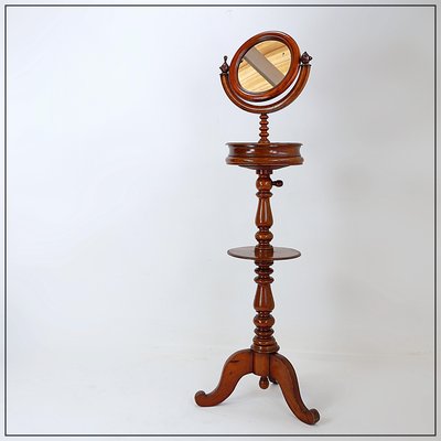 Psyche Barber Mirror in Mahogany-NYF-2018982