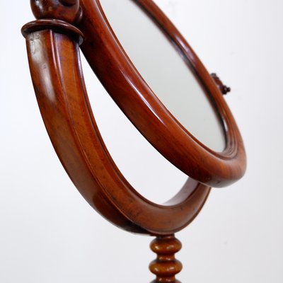 Psyche Barber Mirror in Mahogany-NYF-2018982