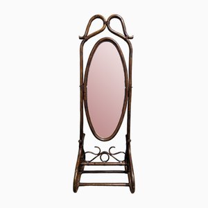 Psyche Mirror in Bamboo and Rattan-HLV-1819745