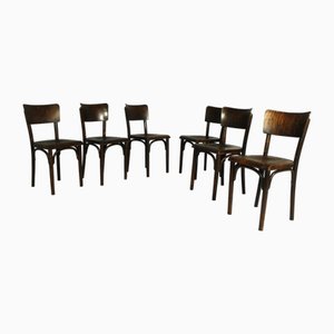 Pub Chairs from Thonet, 1930s, Set of 6-CW-2020307