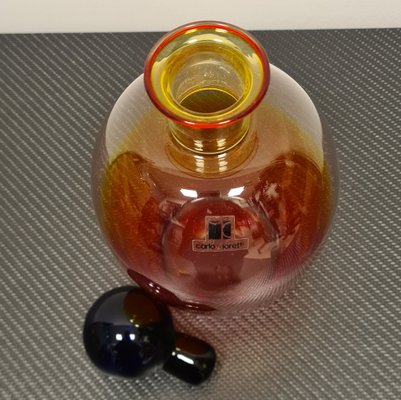 Puffed Glass Bottle by Carlo Moretti-RPW-1786722