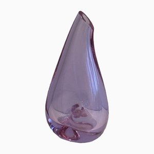 Purcked Color Piriform Glass Vase, 1970s-BA-1365873