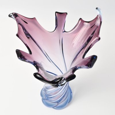 Purple and Blue Sommerso Murano Glass Vase, 1960s-IXK-1787970