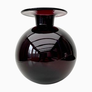 Purple Glass Vase in Style of Nanny Still, 1960s-LL-1294778