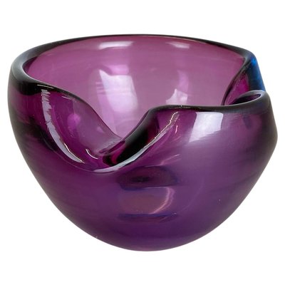 Purple Murano Glass Bowl or Ashtray, Italy, 1970s-QZ-1448597