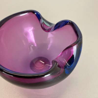 Purple Murano Glass Bowl or Ashtray, Italy, 1970s-QZ-1448597