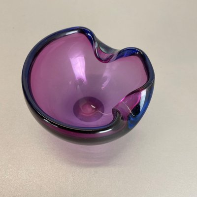 Purple Murano Glass Bowl or Ashtray, Italy, 1970s-QZ-1448597