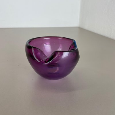 Purple Murano Glass Bowl or Ashtray, Italy, 1970s-QZ-1448597