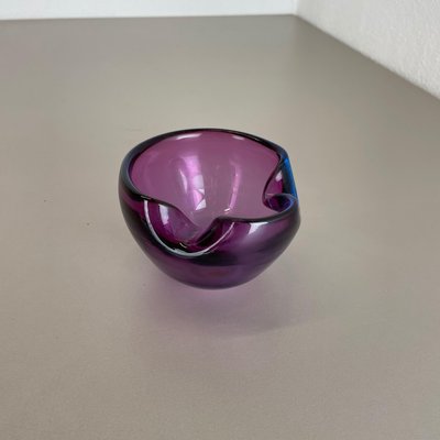 Purple Murano Glass Bowl or Ashtray, Italy, 1970s-QZ-1448597