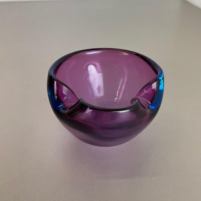 Purple Murano Glass Bowl or Ashtray, Italy, 1970s-QZ-1448597