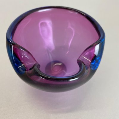 Purple Murano Glass Bowl or Ashtray, Italy, 1970s-QZ-1448597