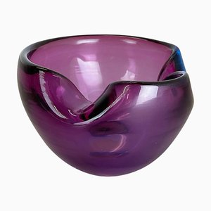 Purple Murano Glass Bowl or Ashtray, Italy, 1970s-QZ-1448597