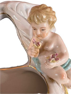 Putti Wall Decor in Meissen Porcelain, 1920s-EUT-1735424