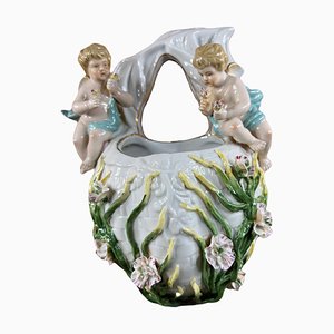 Putti Wall Decor in Meissen Porcelain, 1920s-EUT-1735424