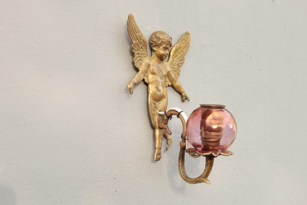 Putto Wall Lamp, Southern Germany-DUM-1752158