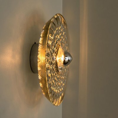 Putzler Wall Light in Glass and Chrome, 1970s-VDW-988111