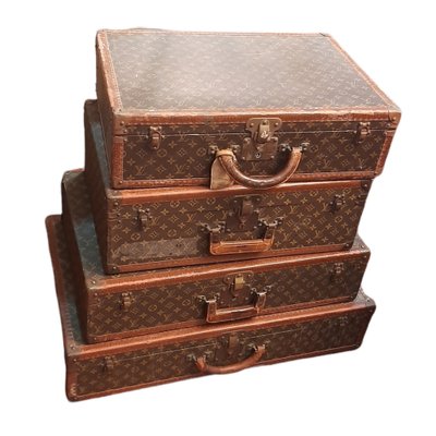 Pyramid Suitcases from Louis Vuitton, Set of 4-TCS-1264222