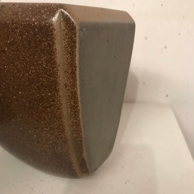 Pyrite sandstone vase, 1970s-VAM-1170382