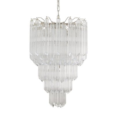 Quadrieradri Suspension Chandelier in Murano Glass, Itlay-MPO-1338954