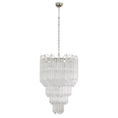 Quadrieradri Suspension Chandelier in Murano Glass, Itlay-MPO-1338954