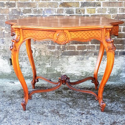 Queen Anne Salon Table-QDP-1195898