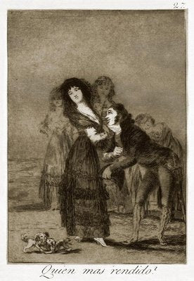 ¿Quién más rendido? - Origina Etching by Francisco Goya - 1868 1868-ZCI-761537