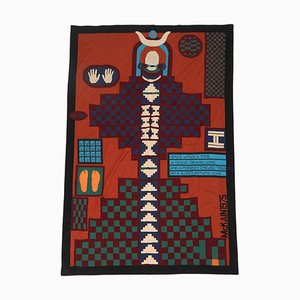 Quilted Patchwork Wall Tapestry by Sharon McKain, 1975-WRF-1721266