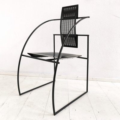 Quinta Armchairs in Metal by Mario Botta for Alias, 1985, Set of 6-PRS-1816891