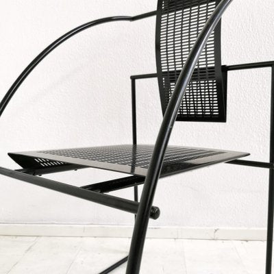 Quinta Armchairs in Metal by Mario Botta for Alias, 1985, Set of 6-PRS-1816891