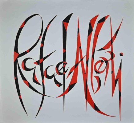 Rafael Alberti, Creative Sign, Original Serigraph, 1973-ZCI-1196796