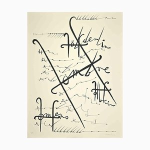 Rafael Alberti, Letter H, Lithograph, 1972-ZCI-2029816