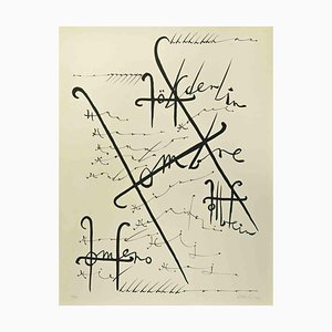 Rafael Alberti, Letter H, Lithograph, 1972-ZCI-2025136